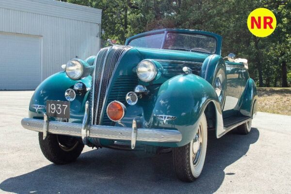 NO RESERVE -1937 Hudson Deluxe 8