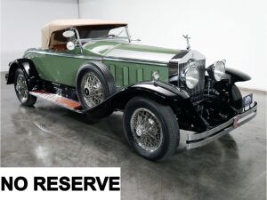 1929 Rolls Royce Phantom I York Roadster- No Reserve